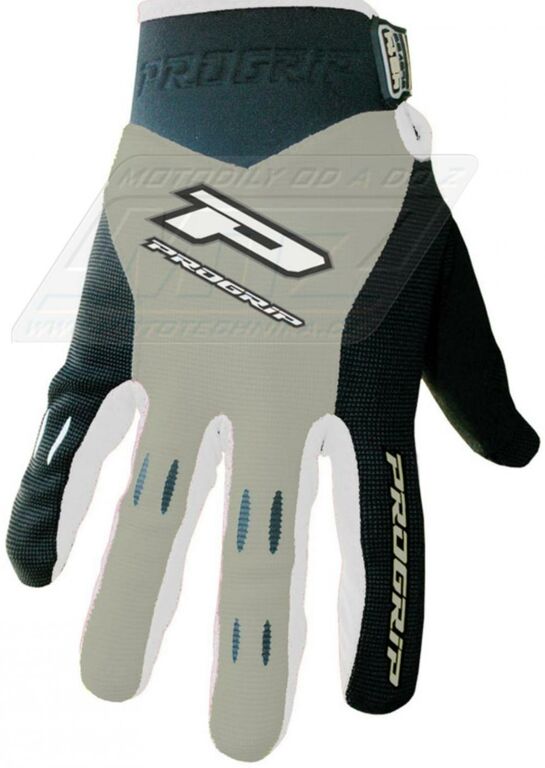 Obrázek produktu Rukavice motokros PROGRIP 4014 - šedo-černé - velikost L PG4014-18-L