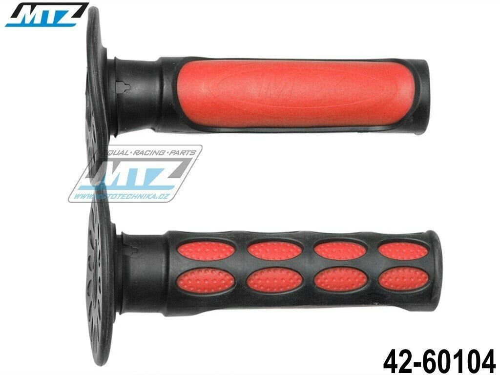 Obrázek produktu Rukojeti/Gripy Offroad MX1 (115mm) - černo-červené 42-60104