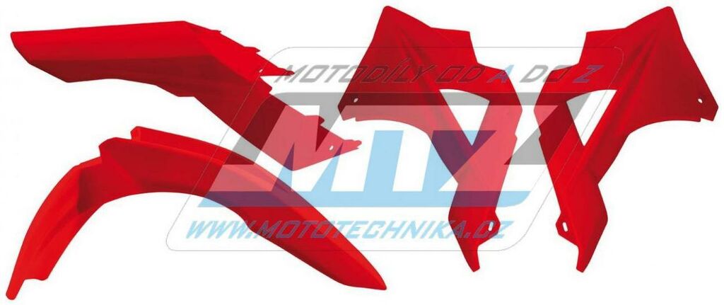 Obrázek produktu Sada plastů Gas-Gas EC125+EC200+EC250+EC300 / 11 - barva červená