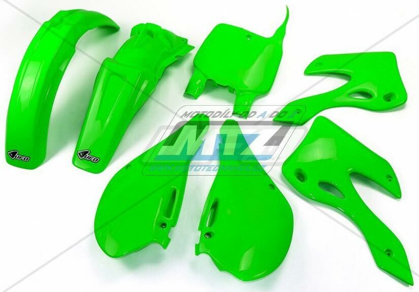 Obrázek produktu Sada plastů Kawasaki KX125+KX250 / 00-02 - barva zelená UFKAKIT200-08