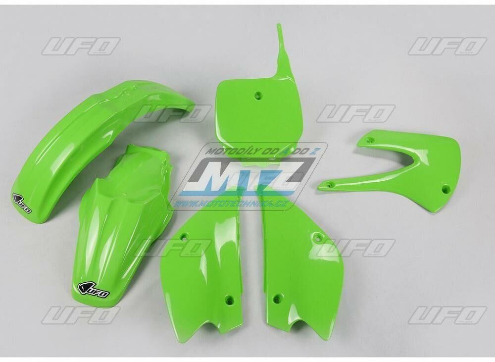 Obrázek produktu Sada plastů Kawasaki KX80+KX85 / 98-00 - barva zelená