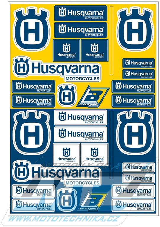 Obrázek produktu Polepy univerzální Sponzor Logo - verze Husqvarna 5076HS BB5076HVA01