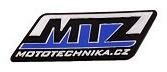 Obrázek produktu Štítek s logem MTZ (modrý/chrom) MTZ-STITEK