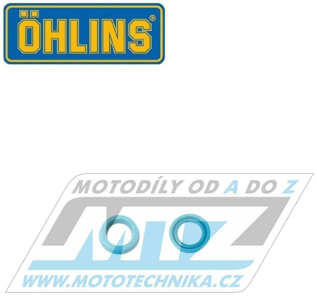 Obrázek produktu Těsnění/Gufero cartridge přední vidlice Öhlins - L-Cup modré - rozměry 8x12x3,6mm (oh542801-mensi) ÖH542801