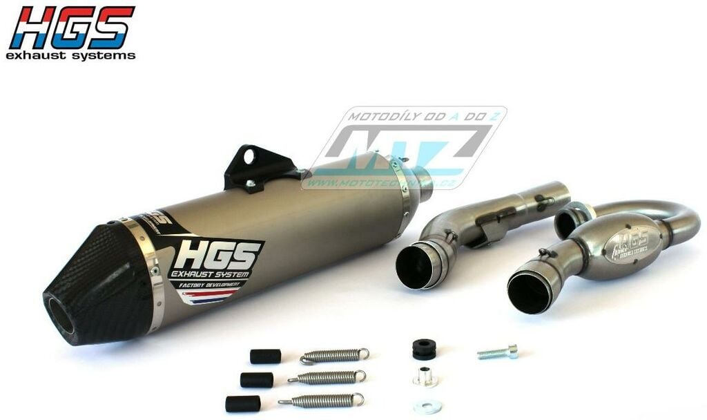 Obrázek produktu Výfuk kompletní (výfukový systém) HGS - Kawasaki KXF250 / 16-17 (hgs-exhaust-kx250f-2016-17-1) HGS-KAW.017