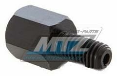 Obrázek produktu Adaptér zrcátka 8mm Levý závit vnější / 8mm Levý závit vnitřní (barva černá) NI6905204