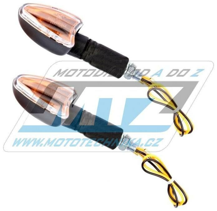 Obrázek produktu Blinkry Mini (tvar šipka/slza) dlouhé provedení - černé 84-MIR7016