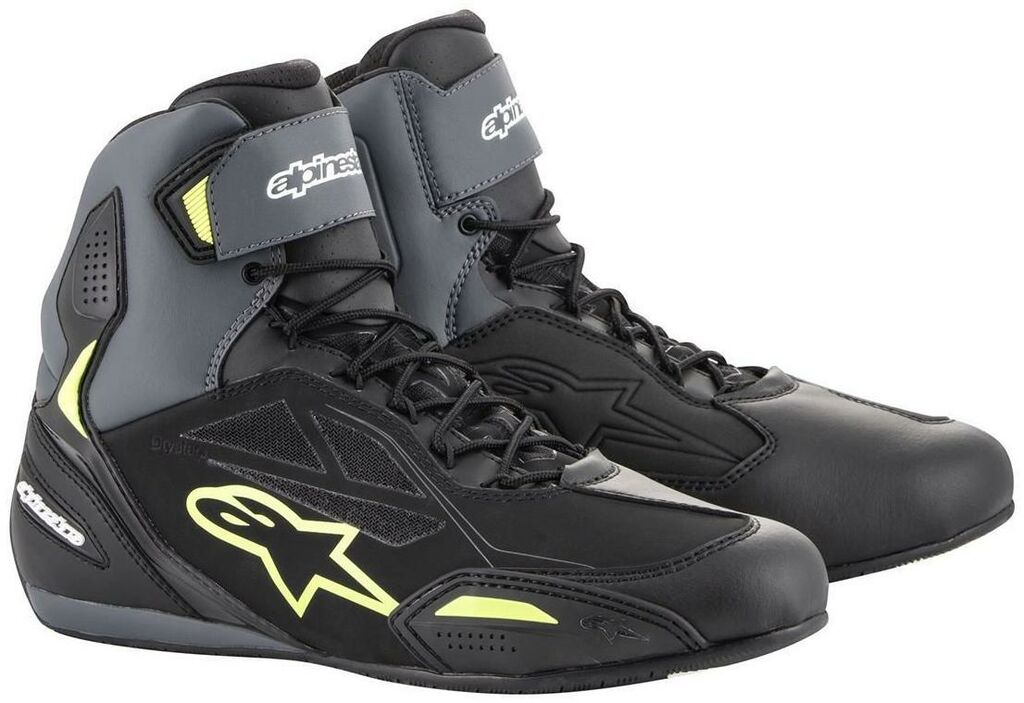 Obrázek produktu Boty kožené pánské  Faster3 Alpinestars WP - černo šedo žluté (1773054-alpinestars) AS2540719-175