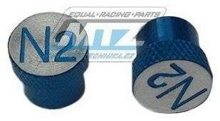 Obrázek produktu Čepičky ventilku KNURL - barva modrá (85-06003-e) 85-06003
