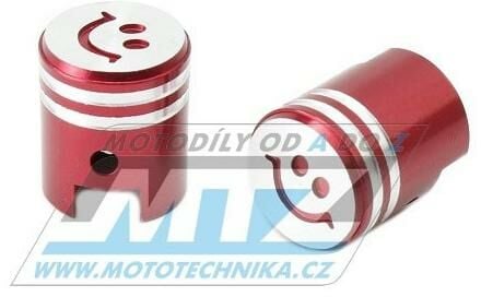 Obrázek produktu Čepičky ventilku PISTON II - barva červená 85-05404