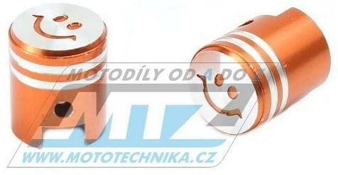 Obrázek produktu Čepičky ventilku PISTON II - barva oranžová (85-05407-1) 85-05407