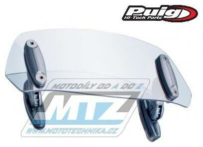 Obrázek produktu Deflektor univerzální na plexi štít PUIG Multi-Adjustable (rozměry 100x277mm) - čirý (pi6007wdetail) PI5852W