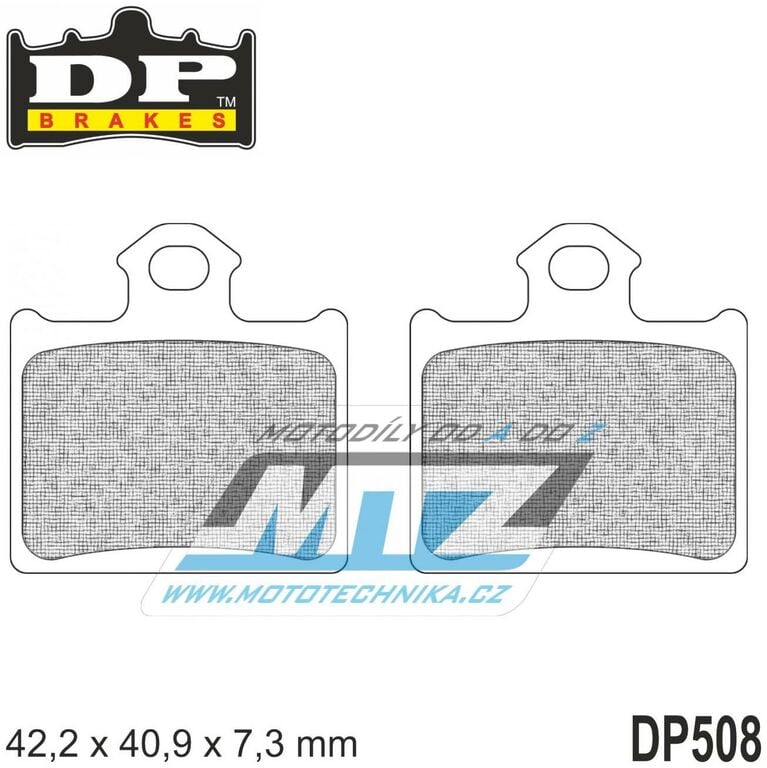 Obrázek produktu BRZDOVÉ DESTIČKY KTM MX ZADNÍ SX85 DP508