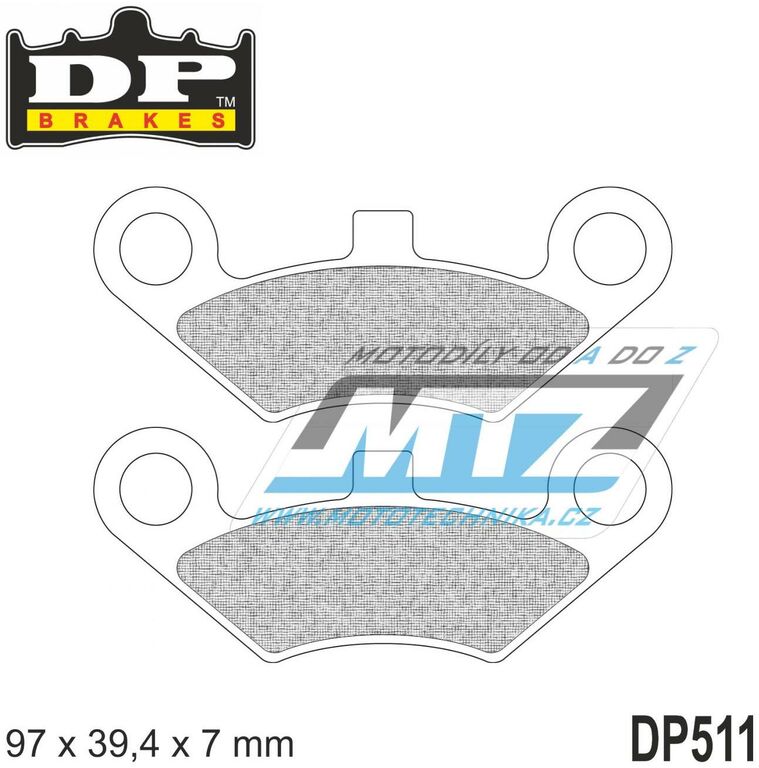 Obrázek produktu SPÉKÁNÍ BRZDOVÝCH DESTIČEK DP511