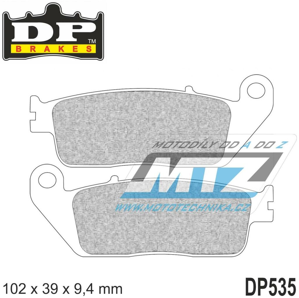 Obrázek produktu BRZDOVÉ DESTIČKY SINT DP DP535 DP535