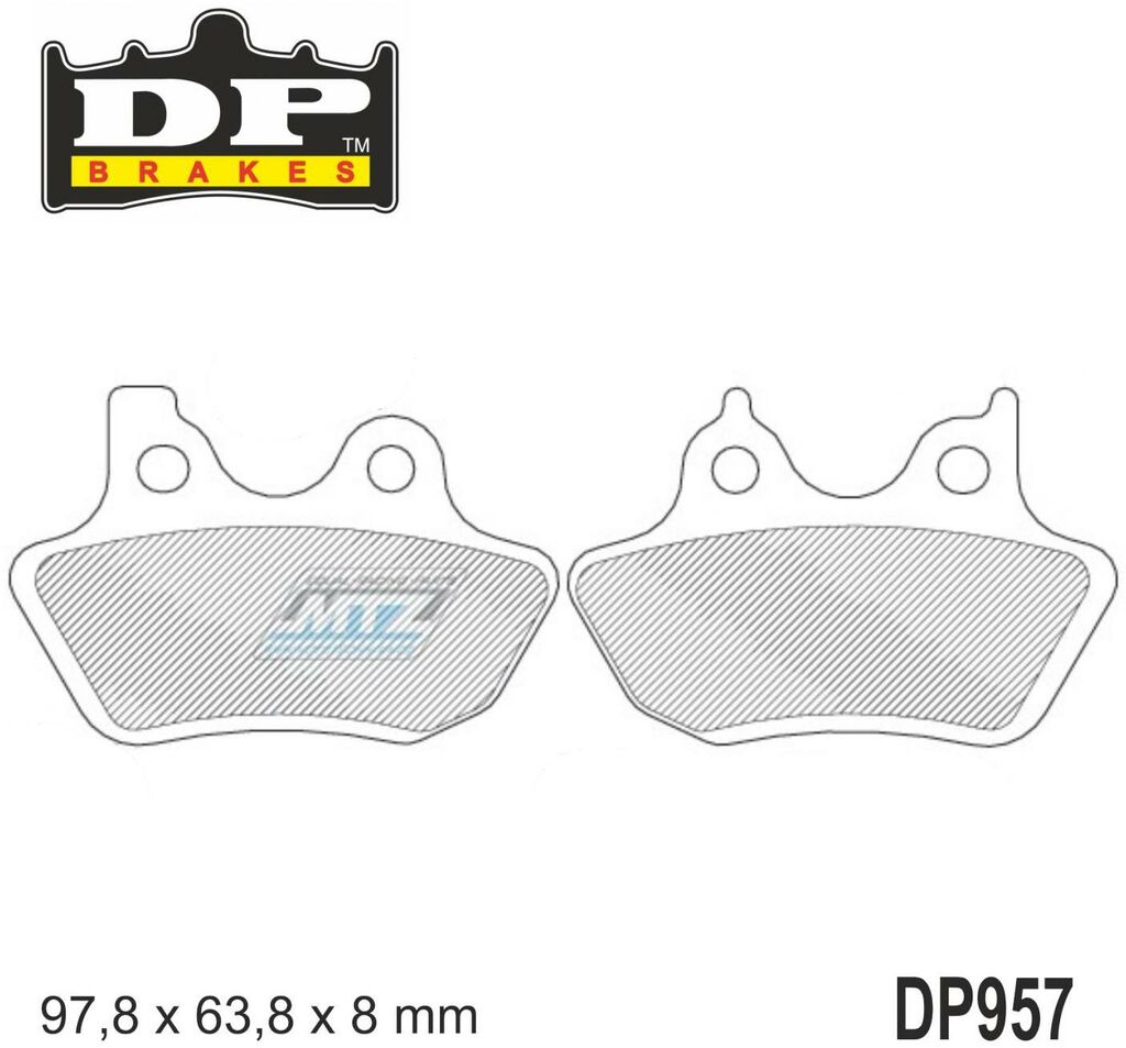 Obrázek produktu Destičky brzdové DP957-SDP DP Brakes - směs SDP Sport HH+ DP957-SDP