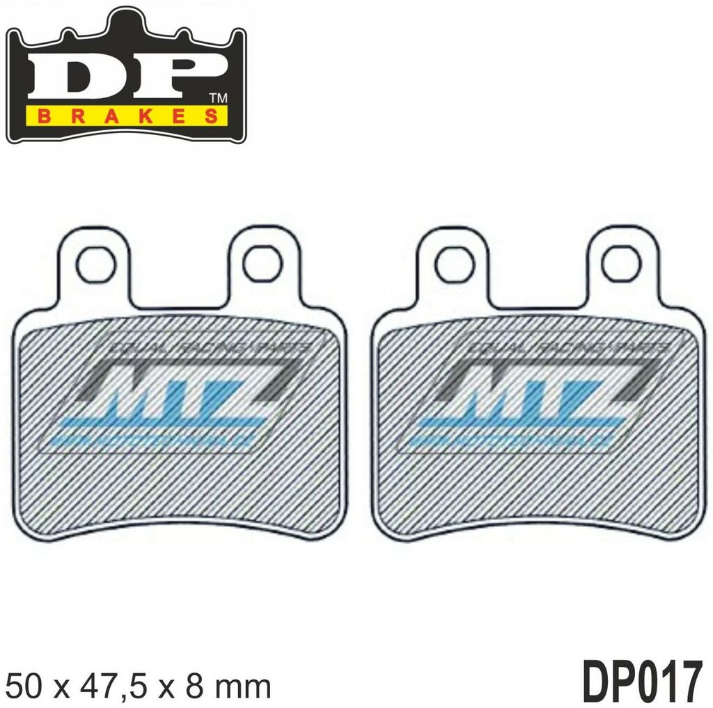 Obrázek produktu Destičky brzdové DP017 DP Brakes - směs Premium OEM Sinter DP017