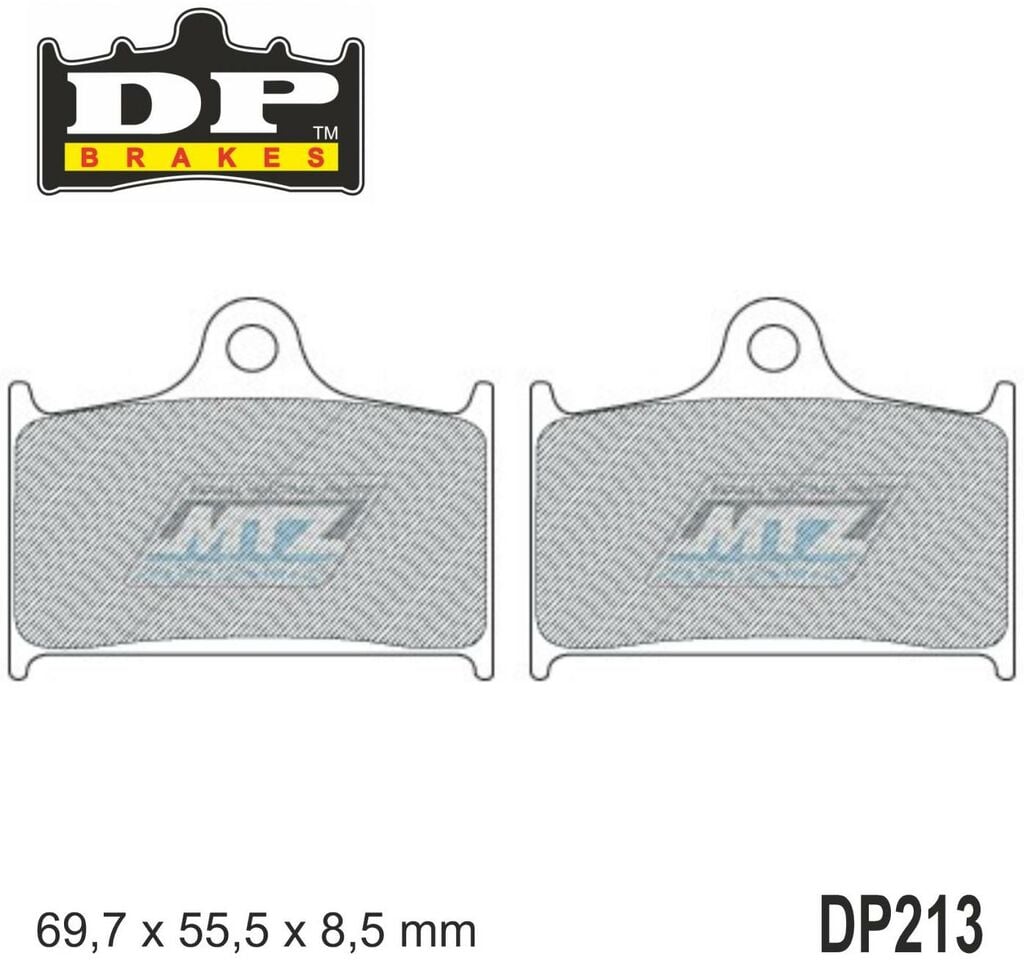 Obrázek produktu Destičky brzdové DP213-SDP DP Brakes - směs SDP Sport HH+ (dp213) DP213-SDP