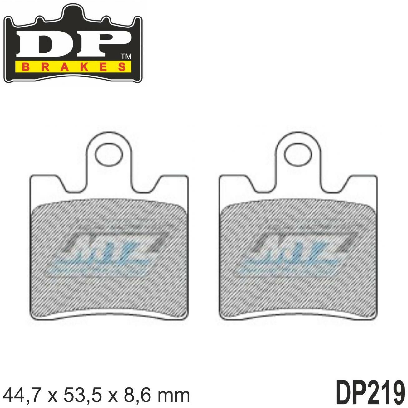 Obrázek produktu BRZDOVÉ DESTIČKY SINT DP DP219 DP219