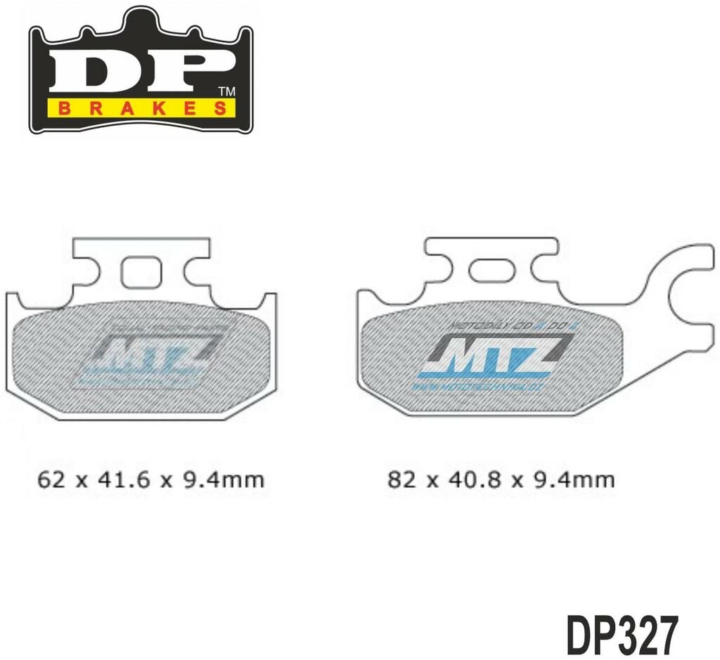 Obrázek produktu BRZDOVÉ DESTIČKY SINTRD DP327 DP327