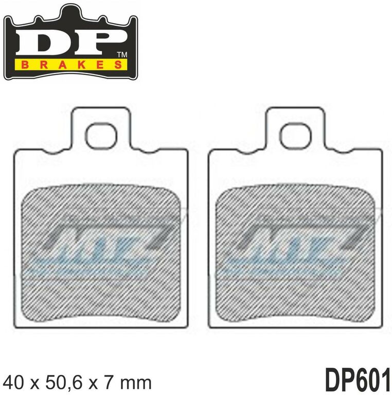 Obrázek produktu Destičky brzdové DP601-RDP DP Brakes - směs RDP X-RACE Titanium (dp601) DP601-RDP