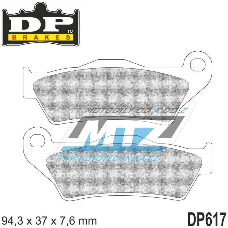 Obrázek produktu Destičky brzdové DP617-SDP DP Brakes - směs SDP PRO-MX DP617-SDP