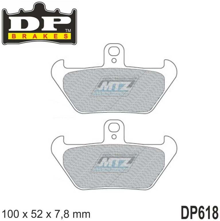 Obrázek produktu Destičky brzdové DP Brakes DP618 - směs Premium OEM Sinter DP618