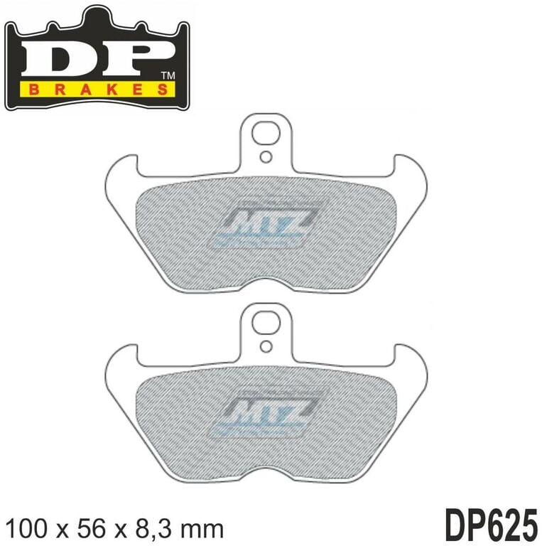 Obrázek produktu BRZDOVÉ DESTIČKY BMW FRT DP625