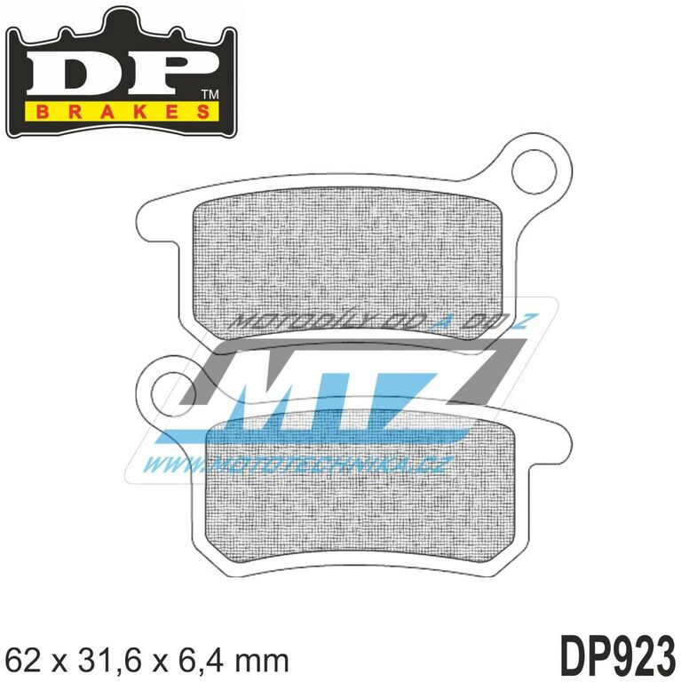 Obrázek produktu BRZDOVÉ DESTIČKY KTM MX FRT DP923