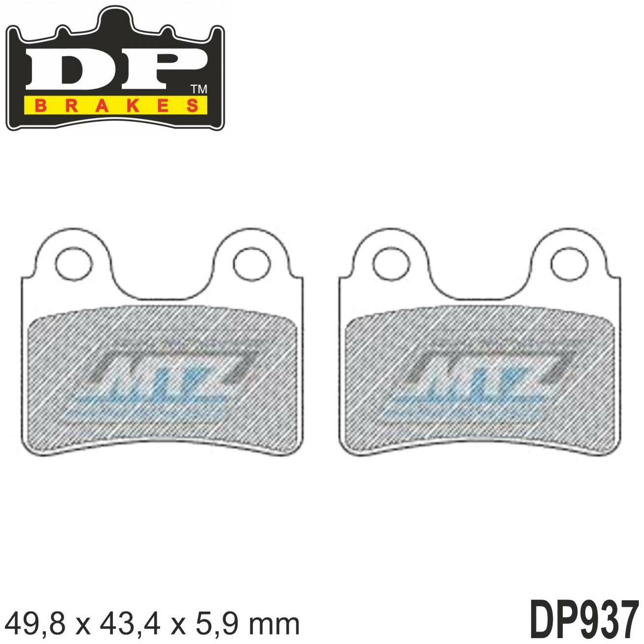 Obrázek produktu Destičky brzdové DP937-SDP DP Brakes - směs SDP PRO-MX DP937-SDP