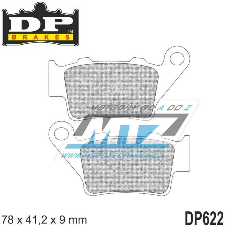 Obrázek produktu Destičky brzdové DP622-SDP DP Brakes - směs SDP PRO-MX DP622-SDP