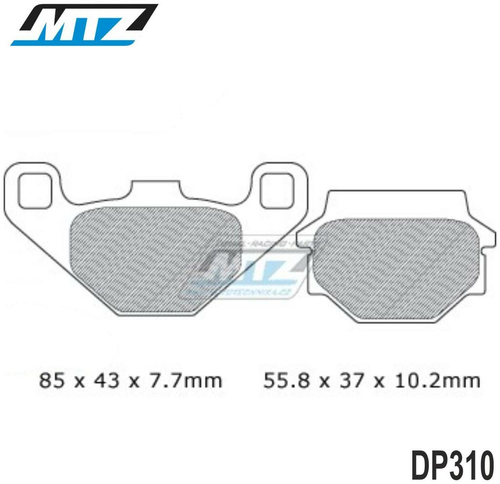 Obrázek produktu Destičky brzdové DP310-FM - MTZ směs Offroad Profi DP310-FM