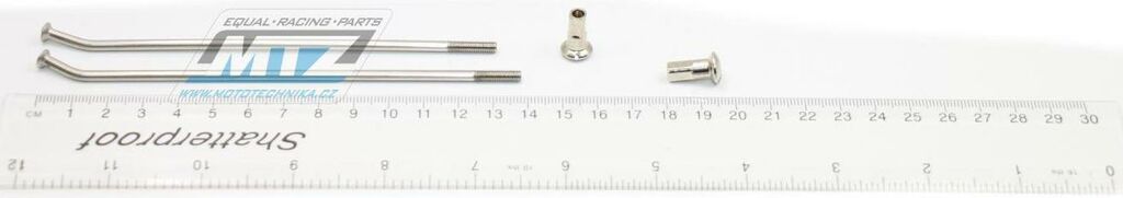 Obrázek produktu Drát/Špice nerezové do kola + Niple 12&quot; - KTM 65SX / 00-24 + 60SX / 98-99 + Husqvarna TC65 / 17-24 + Gas-Gas MC65 Š50-0257