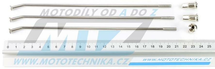 Obrázek produktu Drát/Špice nerezové do kola + Niple 18" - SE250+SE300+SEF250+SEF300+SEF450 / 04-18 Š50-0289