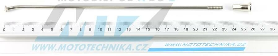 Obrázek produktu Drát/Špice nerezové do kola + Niple 21" - KTM 125+250+350+400+450+600 / 86-99 Š50-0052