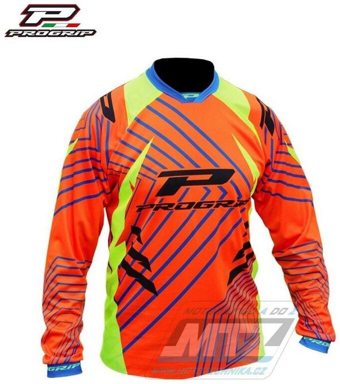 Obrázek produktu Dres motokros PROGRIP 7010 MX-JERSEY - žluto-oranžový - velikost M PG7010-7/5-M