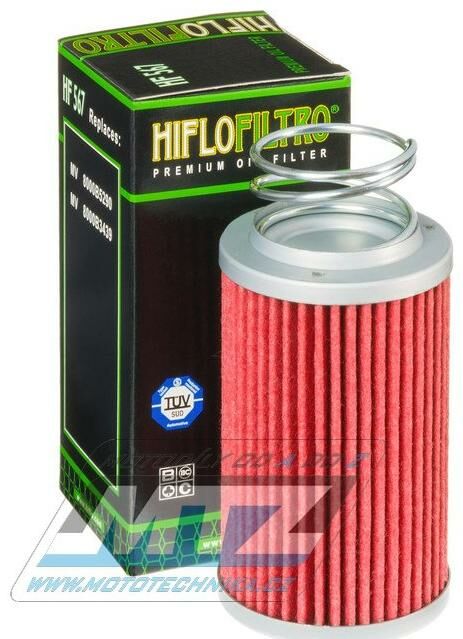 Obrázek produktu Filtr olejový HF567 (HifloFiltro) - MV Agusta 920 Brutale + 990 Brutale R + F4-1000 + F4-1000R + Brutale 1090 + Brutale 1090 Corsa + Brutale 1090R (hf567) HF567