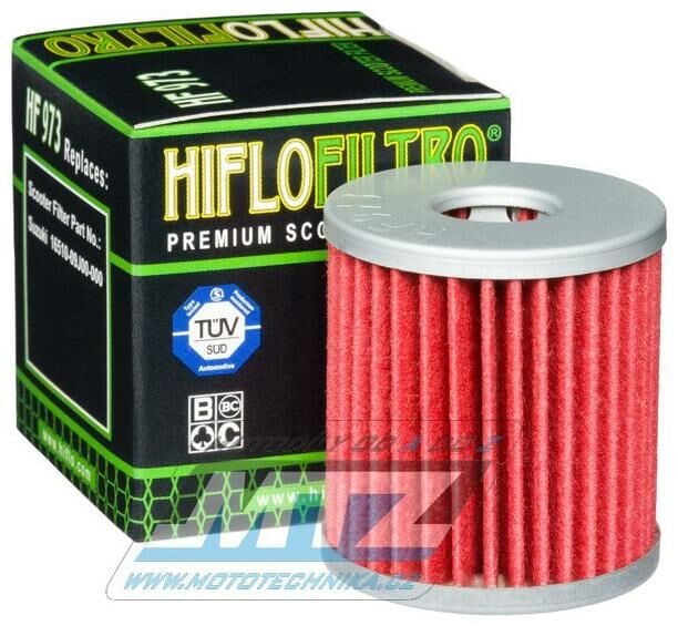 Obrázek produktu Filtr olejový HF973 (HifloFiltro) - Suzuki UK110 Address (hf973) HF973