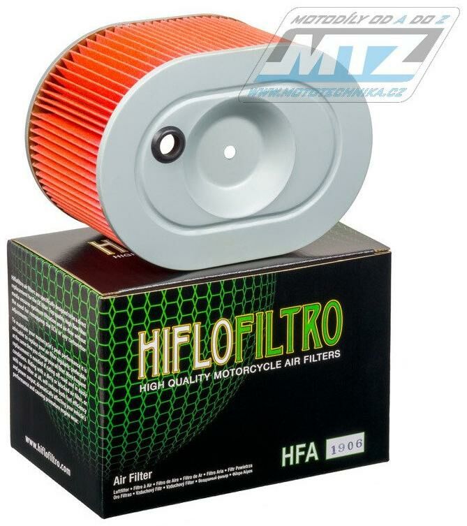 Obrázek produktu Filtr vzduchový HFA1906 (HifloFiltro) - Honda GL1200A + L1200 Gold Wing + GL1200A Gold Wing Aspencade + GL1200I Gold Wing Interstate (hfa1906) HFA1906