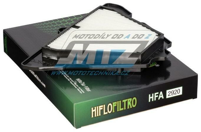 Obrázek produktu Filtr vzduchový HFA2920 (HifloFiltro) - Kawasaki KLZ1000 Versys / 12-22 + Z1000 / 10-20 + Z1000SX / 11-19 + Z1000R / 17-21 + ZX10R Ninja / 16-23 HFA2920