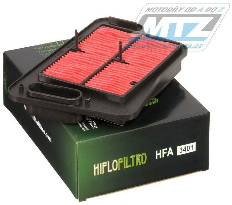 Obrázek produktu Filtr vzduchový HFA3401 (HifloFiltro) - Suzuki AN400 Burgman + AN400 Burgman (ABS) + AN400Z Burgman Executive (ABS) HFA3401