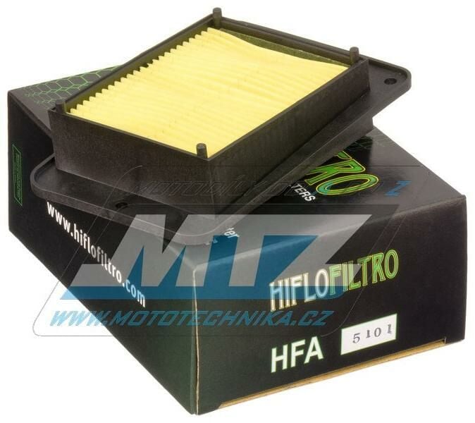 Obrázek produktu Filtr vzduchový HFA5101 (HifloFiltro) - Adiva 125 AD + Adiva AD Cabrio + Adiva 200 AR + Laverda 125 Phoenix + 200 Phoenix + Peugeot 50 Tweet  + 125 Tweet RS 4T + SYM 50 Symphony + 125 Symphony + 125 J HFA5101