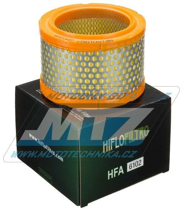 Obrázek produktu Filtr vzduchový HFA6102 (HifloFiltro) - Aprilia  650 Pegaso + 650 Pegaso Cube + 650 Pegaso i.e. + 650 Pegaso i.e. Tuscany Tibet Raid HFA6102