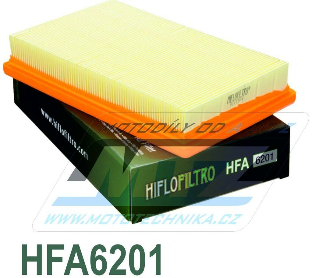 Obrázek produktu Filtr vzduchový HFA6201 (HifloFiltro) - Cagiva 750 Elefant / Lucky Explorer + 900 Elefant / Luck Explorer (vzduchovy-filtr-hiflofiltro-hfa6201) HFA6201
