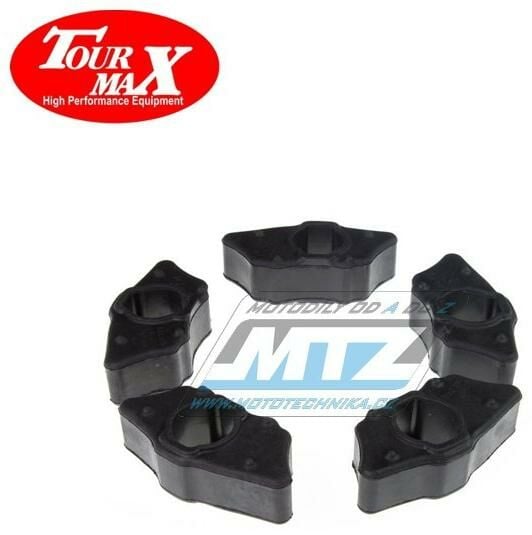 Obrázek produktu Gumy zadního kola/Silentbloky rozety (sada 5ks) Honda NT650 Deauville / 98-05 + CB600F + CBR600F + NT700 Deauville / 06-07 + VT1100C2 Shadow / 95-97 + GL1500 GoldWing / 90-00 + GL1500C Valkyrie TM81700102