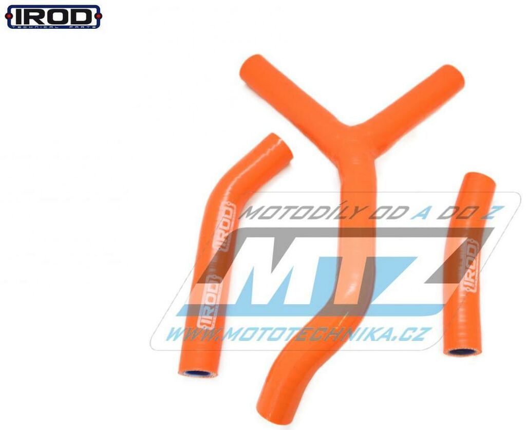 Obrázek produktu Hadice chladiče KTM 250SX / 03-06 - oranžové (sada 3ks) (ir010038) IR010038