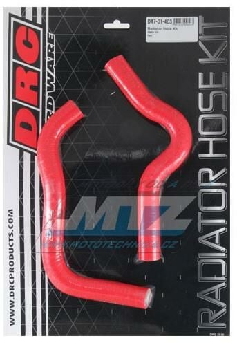 Obrázek produktu Hadice chladiče DRC RADIATOR HOSE KIT - DRC D47-01-403 - Suzuki RM85 / 02-16 - červené (sada 2ks) DF4701403