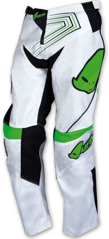 Obrázek produktu Kalhoty motokros dětské UFO ICONIC - bílo-zelené - velikost 38/56 UF4380-08-38