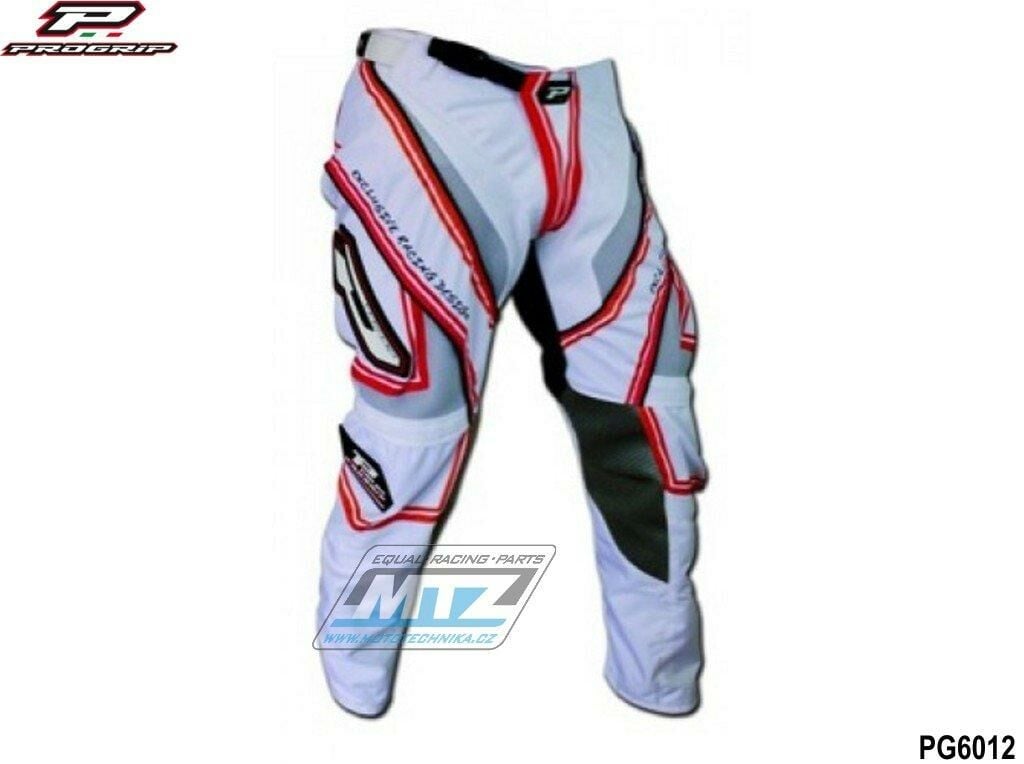 Obrázek produktu Kalhoty motokros PROGRIP 6012 TOP LINE - šedo-červeno-černé - velikost 28 PG6012-TW-28