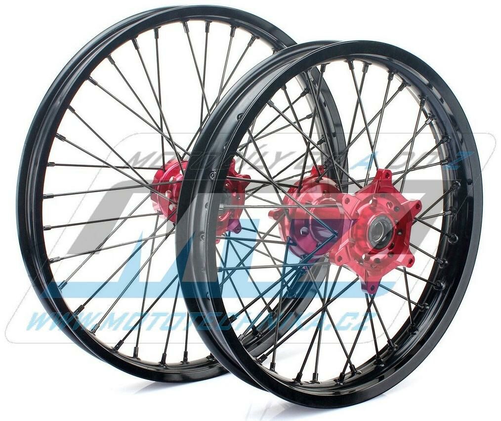 Obrázek produktu Kolo kompletní zadní 2,15x19&quot; (červený náboj / černý ráfek) - Honda CR125 / 02-07 + CR250 / 00-07 + CRF250 / 04-13 + CRF450 / 02-12 ZWW19215C2-04